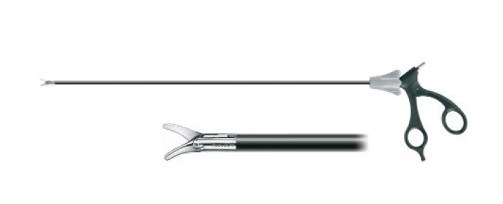 Міні-Метценбаум ножиці вигнуті 420 мм